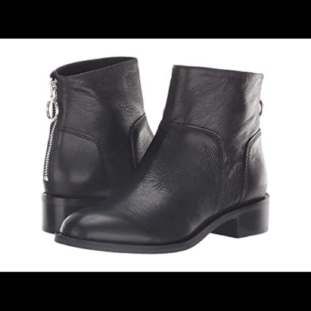 Franco Sarto Brady Bootie in Black Leather